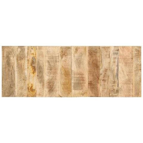 Testiera 140 Cm In Legno Massello Di Mango Grezzo - Foto 1