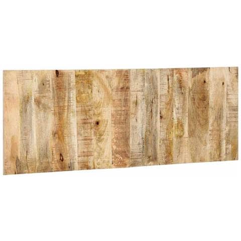 Testiera 140 Cm In Legno Massello Di Mango Grezzo - Foto 2