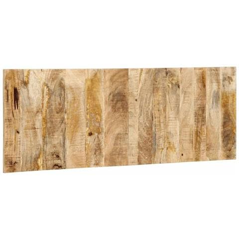 Testiera 140 Cm In Legno Massello Di Mango Grezzo - Foto 3