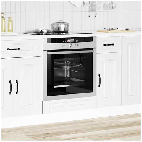 Armadio Per Forno Kalmar Bianco In Legno Multistrato - Foto 3