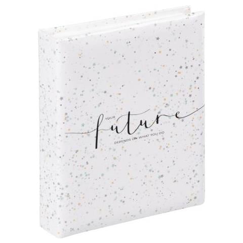 Letterings Album Fotografico E Portalistino Multicolore, Bianco 40 Fogli 10 X 15 Cm - Foto 1