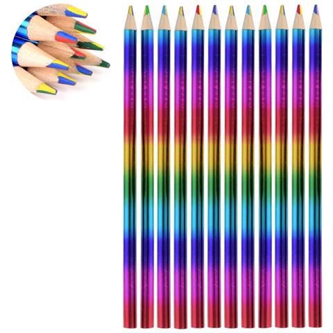 Set Di 12 Matite Di Legno Magic Rainbow - Foto 1