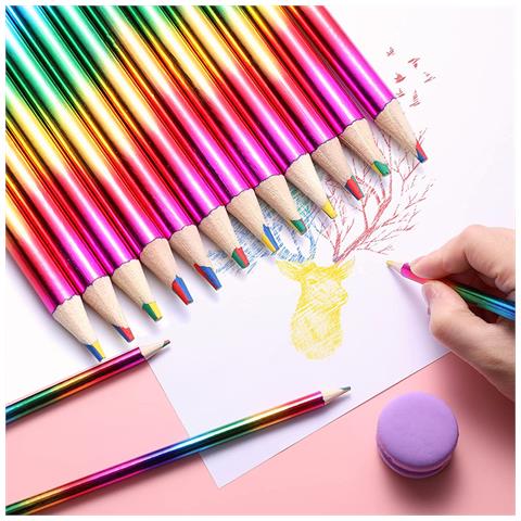 Set Di 12 Matite Di Legno Magic Rainbow - Foto 2