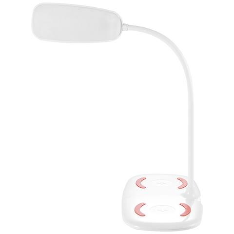 Lampada Con Ricarica Wireless 20x10x25 Cm. Colore Bianco - Foto 2