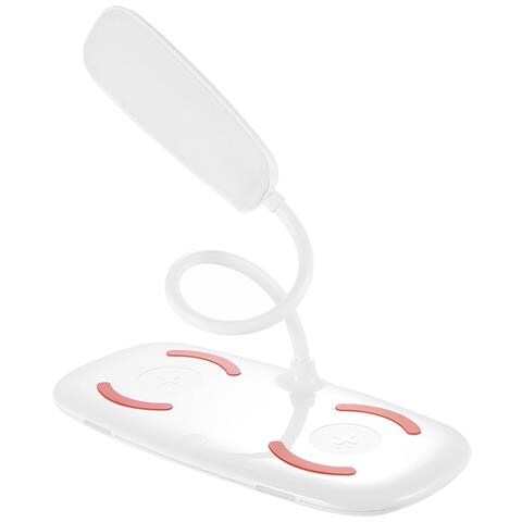 Lampada Con Ricarica Wireless 20x10x25 Cm. Colore Bianco - Foto 7