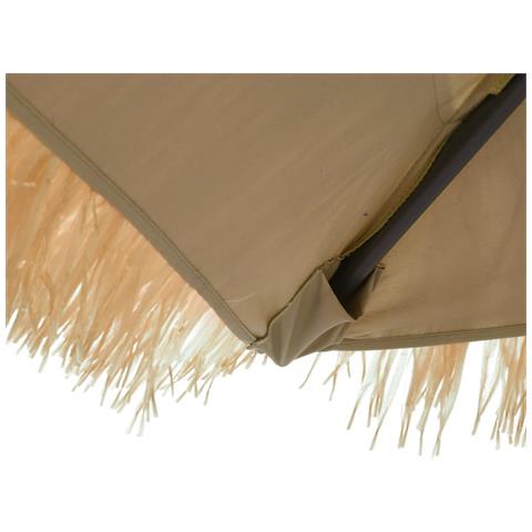 Ombrellone Giardino LED e Palo in Acciaio Marrone 288x288x225cm - Foto 9