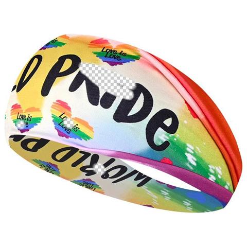 Fascia Sportiva Arcobaleno Assorbi-sudore - Perfetta Per Corsa, Yoga E Fitness Yellow - Foto 1