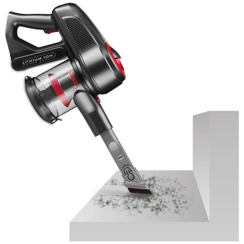 Scopa Elettrica Quick Clean Professional T9382 Capacità 0.5 L Senza Sacco Potenza 380 W Colore Antracite Rosso - Foto 4