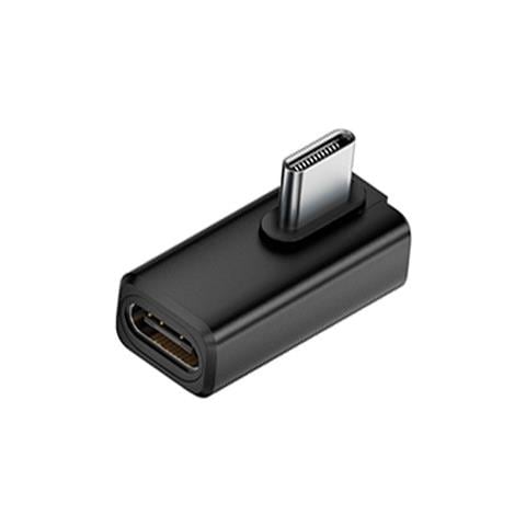 Adattatore Usb-c Femmina A Maschio Ad Angolo Retto 240w 80gbps (confezione Da 2) Black - Foto 2