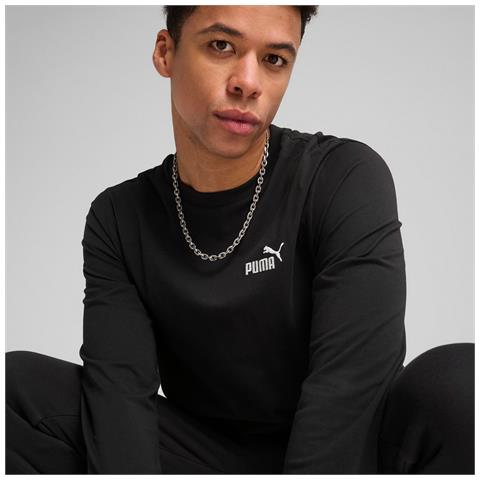 Ess No. 1 Logo Longsleeve Tee 68254601, Uomini, Nero, Xs - Foto 7