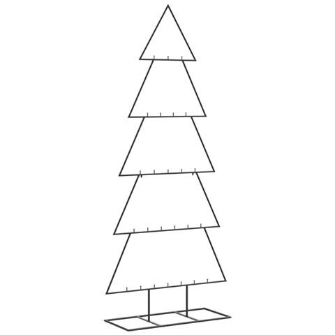 Albero di Natale Decorativo in Metallo Nero 150 cm - Foto 1