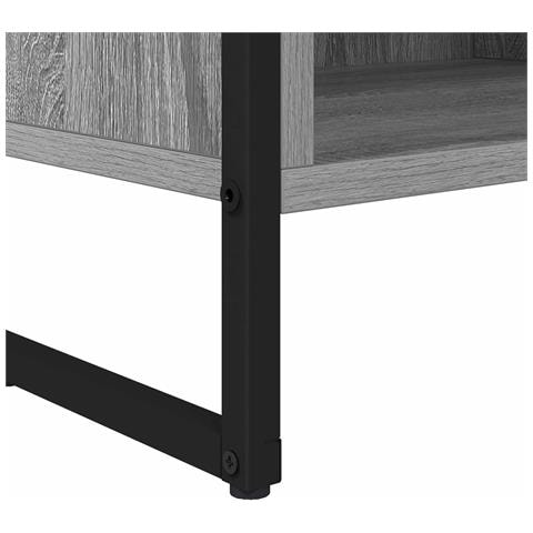 Mobile TV Grigio Sonoma 100 x 36.5 x 30.5 cm Legno multistrato - Foto 9