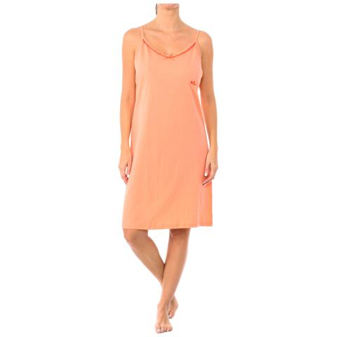 Camicia Da Notte Estiva Da Donna Con Spalline Sottili In Cotone Kl45300 - Foto 1