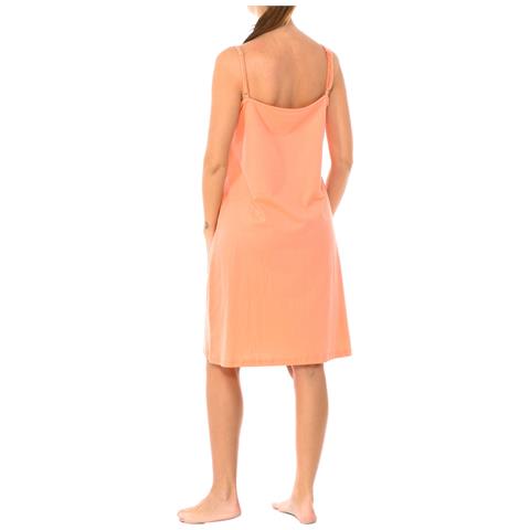 Camicia Da Notte Estiva Da Donna Con Spalline Sottili In Cotone Kl45300 - Foto 3