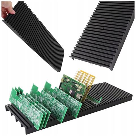 Vassoio Antistatico Esd Per Viti 3.5-4mm - 150 Fori | Materiale Abs, 41x14.3x2 Cm | Organizzazione Pcb - Foto 1