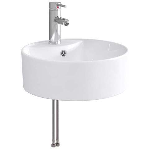 Lavabo da bagno Cromato 40,5 x 40,5 x 15 cm Metallo - Foto 1