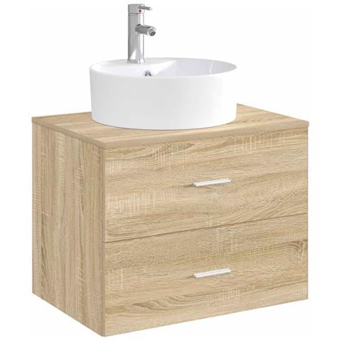 Lavabo da bagno Cromato 40,5 x 40,5 x 15 cm Metallo - Foto 2