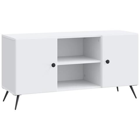 Mobile TV Bianco 102 x 34,5 x 50 cm Legno ingegnerizzato - Foto 1