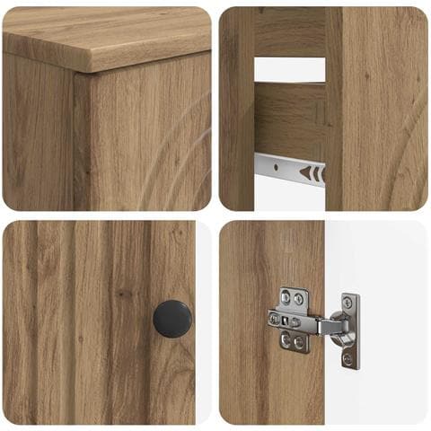 Set di armadietti da bagno in 3 pezzi ALKMAAR - Foto 10