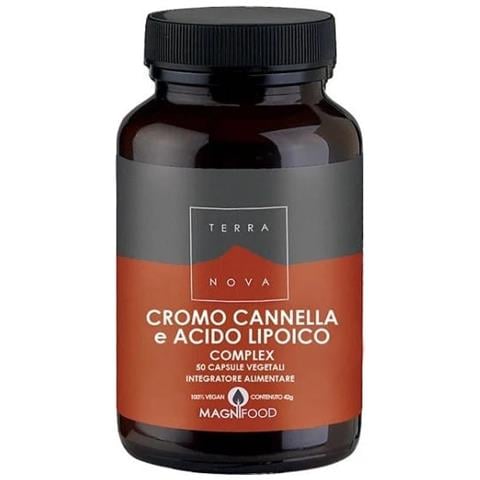 Terranova Cromo /Cannella /Acido Lipoico Complex 50 Capsule - Foto 1