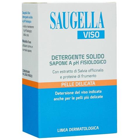 Saugella Viso Detergente Solido Sapone PH Fisiologico Pelle Delicata 100 g - Foto 5