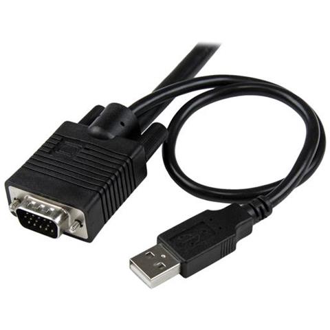 Switch Commutatore KVM USB VGA a 2 porte - Switch Box KVM Alimentato via USB con pulsante di commutazione a distanza - Foto 5