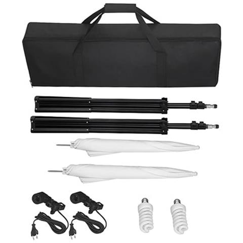 Set Studio Fotografico: Fondale Bianco 600x300 Cm E Luci - Foto 9