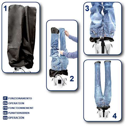 Stira Asciuga Pantaloni In Automatico Stirasciugatore Sa08 Manichino Ad Aria Calda Per Pantaloni Pantaloncini Jeans - Foto 6