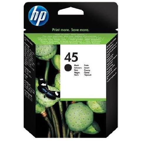 Cartuccia Originale Inchiostro Nero 45 Grande 51645aebl - Foto 1