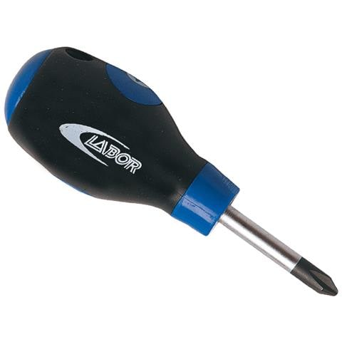 Cacciavite Nano Con Lama A Croce Phillips In Acciaio Cromo Vanadio Molibdeno, Punta Magnetica E Manico Ergonomico, Antiscivolo E Bimateriale. - Foto 1