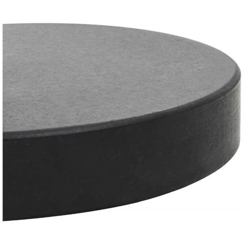 Base per Ombrellone in Granito 28,5 kg Circolare Nera - Foto 6
