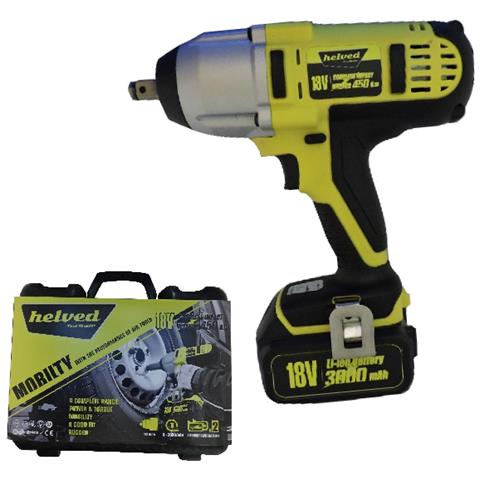 Avvitatore A Impulsi Percussione Per Pneumatici Cordless 450nm Hdl10505 - Foto 4