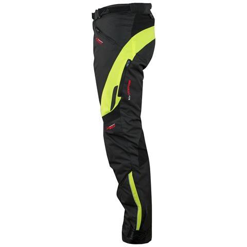 Pantaloni Impermeabile Moto Imbottitura Termica Estraibile Traspirante Fluo 40 - Foto 4