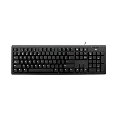 Tastiera USB KU200GS-DE  per Casa e Ufficio (Layout Tedesco) Colore Nero - Foto 1