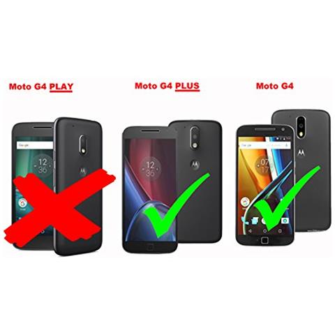 Custodia Compatibile Con Motorola Moto G4 / G4 Plus In Turchese Petrolio - Coperchio Protettiva Con Chiusura Magnetica, Funzione Stand E Tasca Per Le Carte - Foto 2