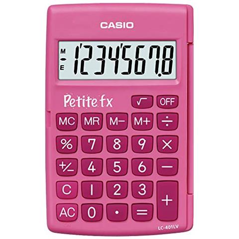 Lc401lvpk Calcolatrice Tascabile Display 8 Cifre Di Colore Rosa - Foto 2