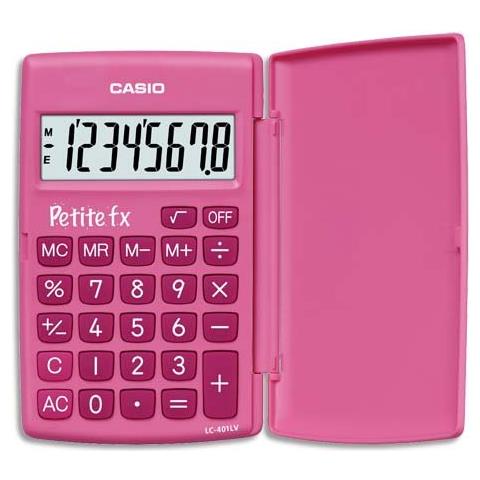 Lc401lvpk Calcolatrice Tascabile Display 8 Cifre Di Colore Rosa - Foto 1