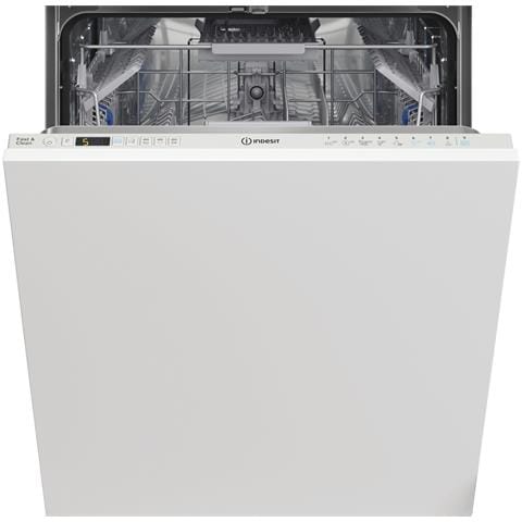 Image of Indesit DIO 3C24 AC E Lavastoviglie da Incasso Classe E 14 Coperti Scomparsa Totale (Bianco)