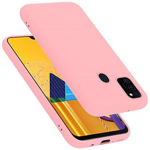Custodia Compatibile Con Samsung Galaxy M30s In Liquid Rosa - Coperchio Protettivo In Silicone Tpu Flessibile - Foto 1