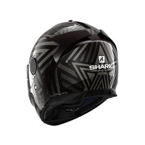 SHARK HELMETS - Casco Integrale Shark Spartan Kobrak + Passamontagna Nero E  Grigio Antracite - ePRICE