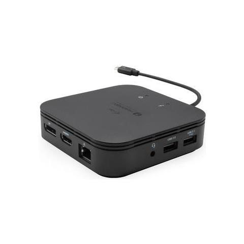 Dock da Viaggio Thunderbolt 3 Doppio Display 4K + Erogazione di Potenza 60 W Colore Nero - Foto 1