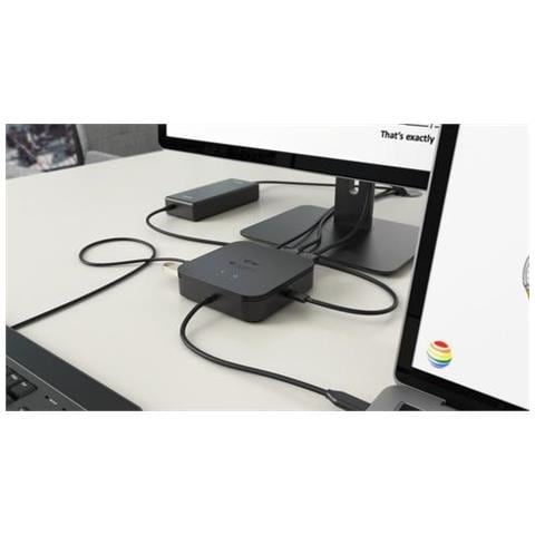 Dock da Viaggio Thunderbolt 3 Doppio Display 4K + Erogazione di Potenza 60 W Colore Nero - Foto 7