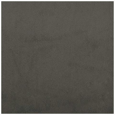 Giroletto senza Materasso Grigio Scuro 90x200 cm Velluto - Foto 9