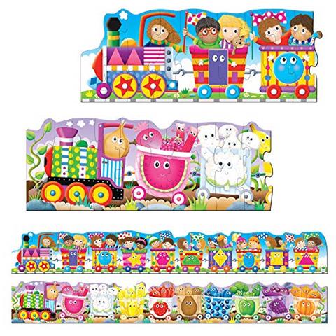 : Puzzle Doubles - Puzzle Giganti Da Pavimento Con Forme E Colori - 3 Metri Di Puzzle Allinterno, 60 Pezzi - Giocattoli Pluripremiati - Foto 1