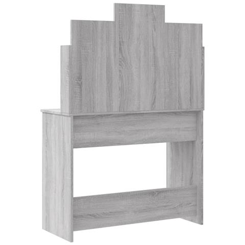 Toeletta Con Luci Led Grigio Sonoma 96x40x142 Cm - Foto 2