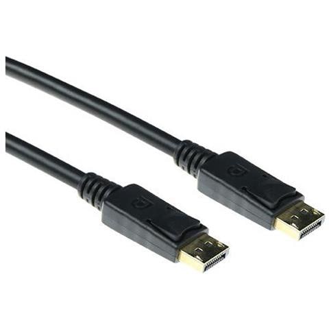 Cavo Displayport Da 2 Metri Maschio - Maschio, Pin Di Alimentazione 20 Rivettato - Foto 1