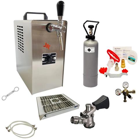 Set Completo - Spillatore Birra - Jet 30 Dispenser Birra Macchina Per Birra 1-linea 35 Litri /h - Raffreddatore A Flusso Keg Type G - Foto 6