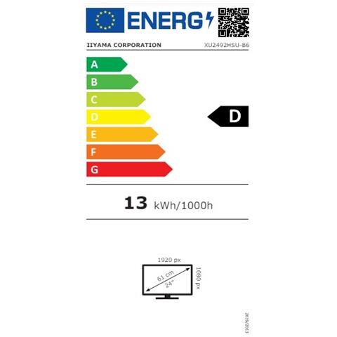 Monitor 23.8" LED IPS Gaming ProLite XU2492HSU Full-HD 1920 x 1080 Pixel Tempo di Risposta 0.4 ms - Foto 2