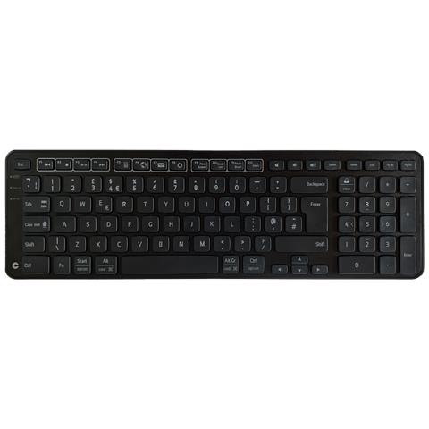 Tastiera Con cavo e senza cavo 102103  (Layout Inglese) Colore Nero - Foto 1