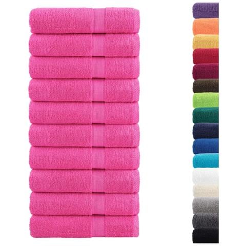 Asciugamani da Bagno SOLUND 10 pz Verdi 100x150cm 600 g /m² - Foto 2